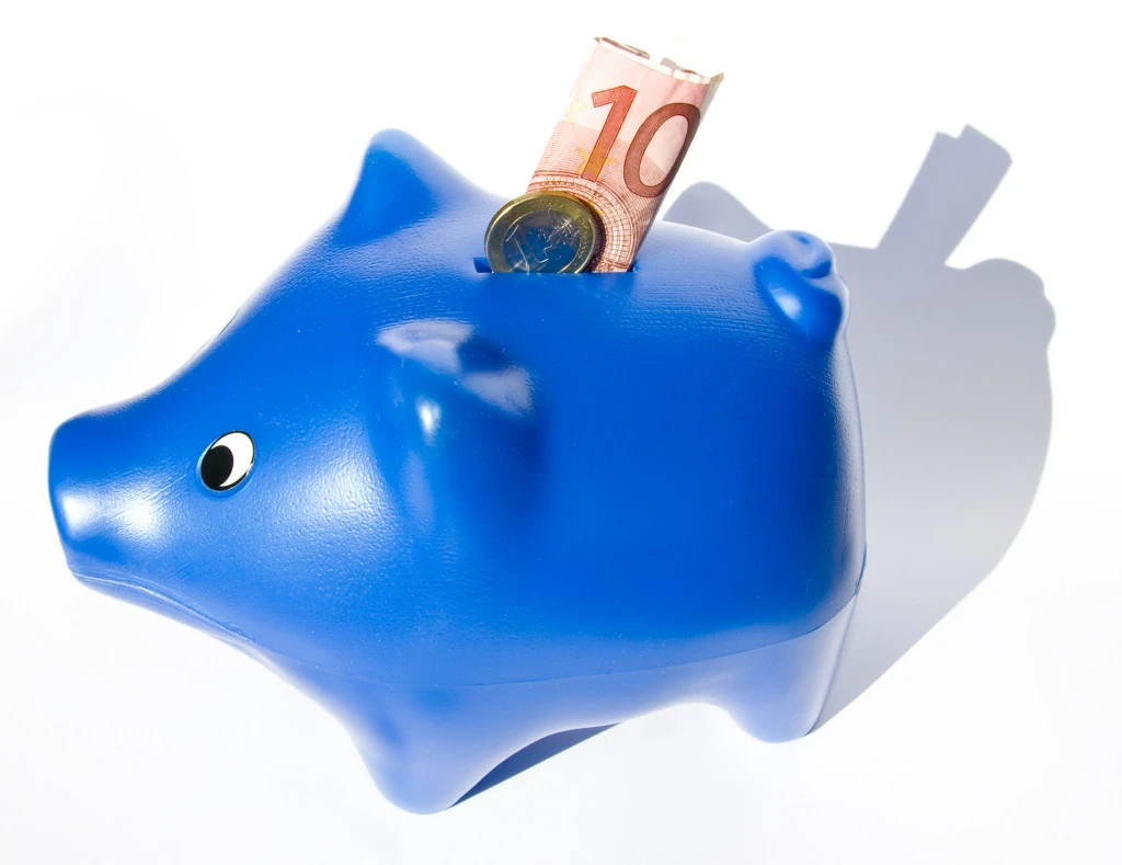 Where else better to store the money you've saved than in a piggy bank?
